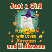 Just A Girl Who Loves Persian Cat And Halloween Witch Retro Trucker Cap | Artistshot