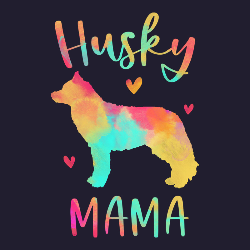 Husky Mama Colorful Siberian Husky Gifts Dog Mom Pullover Hoodie Seamless Cap by cm-arts | Artistshot