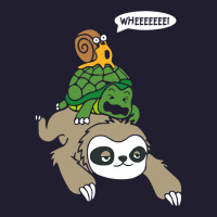 Sloth Turtle Snail Piggyback T Animal Running Wild Seamless Cap | Artistshot