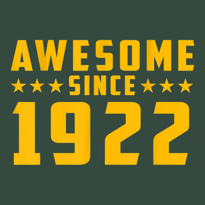 Awesome Since 1922 Birthday Seamless Cap | Artistshot