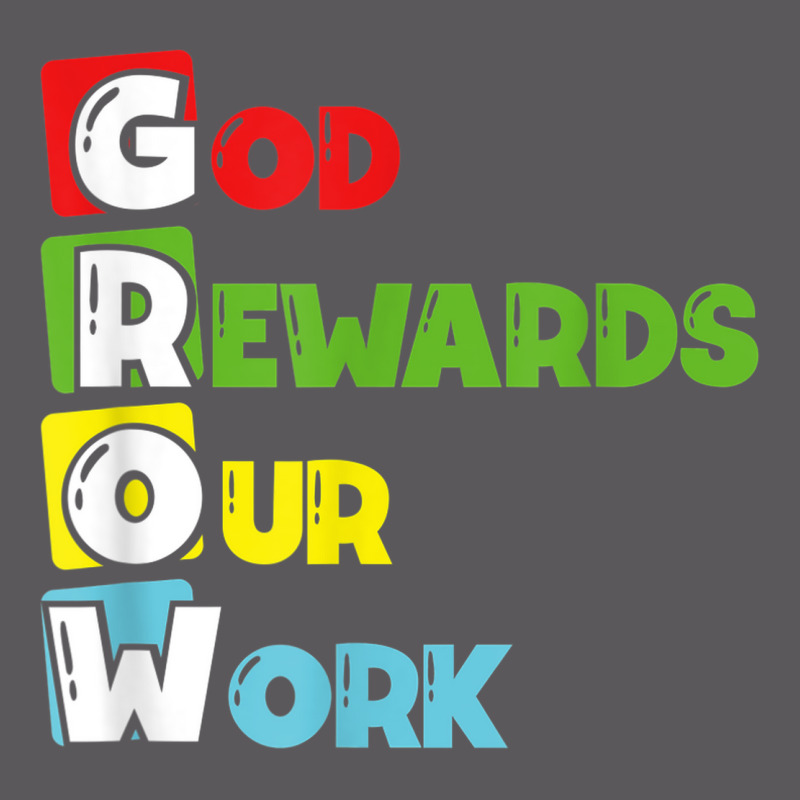 Grow God Rewards Our Work Christian Seamless Cap by Prestige | Artistshot