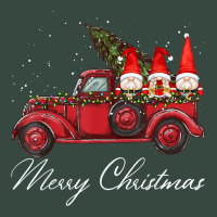 Three Gnomes In Red Truck With Merry Christmas Tree Seamless Cap | Artistshot