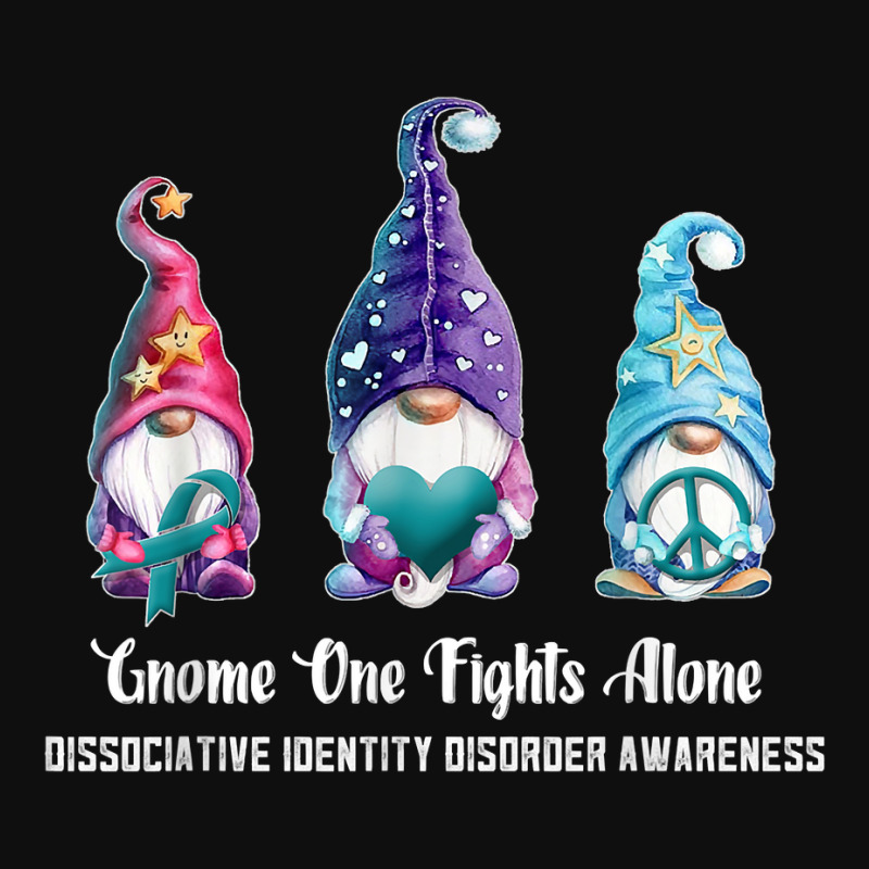 Gnome One Fights Alone Dissociative Identity Disorder T Shirt Foam Snapback Hat | Artistshot