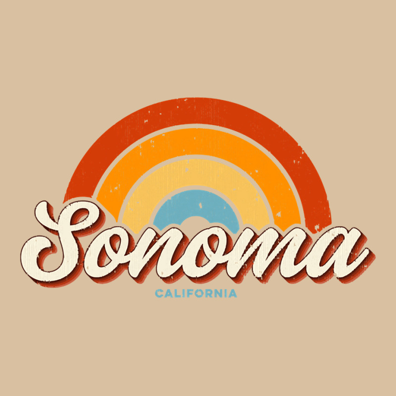 Sonoma California Ca Vintage Rainbow Retro 70s Long Sleeve T Shirt Foam Snapback hat by cm-arts | Artistshot