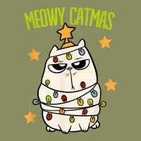 Cute Meowy Catmas Christmas Cat Tangled Up In Lights T Shirt Pa Trucker Cap | Artistshot