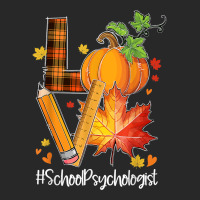 Love School Psychologist Fall Leaves Autumn Season Pumpkin T Shirt Fashion Visor | Artistshot