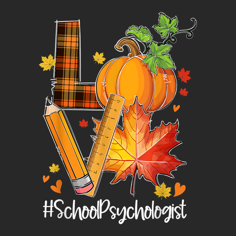 Love School Psychologist Fall Leaves Autumn Season Pumpkin T Shirt Fashion Visor by peersodshamiw8 | Artistshot