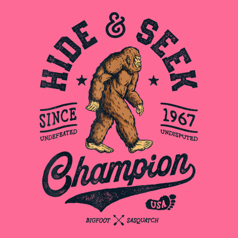 Bigfoot Hide And Seek Champion Funny Sasquatch Retro Vintage Fashion Visor by Hoang95 | Artistshot