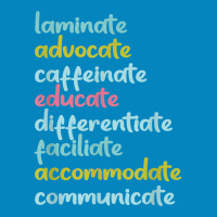 Laminate Advocate Caffeinate Educate T Shirt Fashion Visor | Artistshot