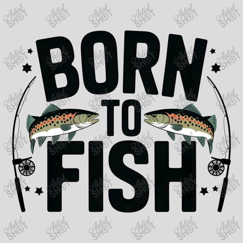 Quotes Born To Fish Men's Polo Shirt | Artistshot