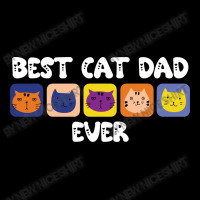 Best Cat Dad Ever Cute Portrait Canvas Print | Artistshot