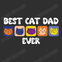 Best Cat Dad Ever Cute Round Leatherette Patch | Artistshot