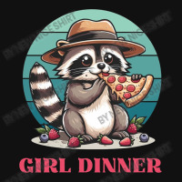 Girl Dinner - Racoon Eating Pizza Skinny Tumbler | Artistshot