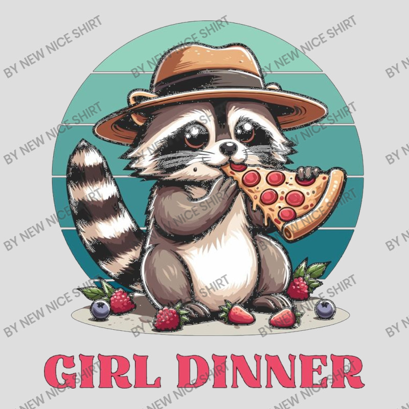 Girl Dinner - Racoon Eating Pizza Glass Tumbler | Artistshot