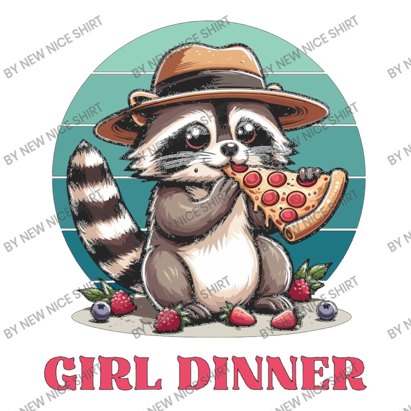 Girl Dinner - Racoon Eating Pizza Mart Paper Bag -13 X 7 X 17 | Artistshot