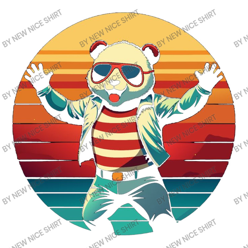 Panda Vintage Sticker | Artistshot