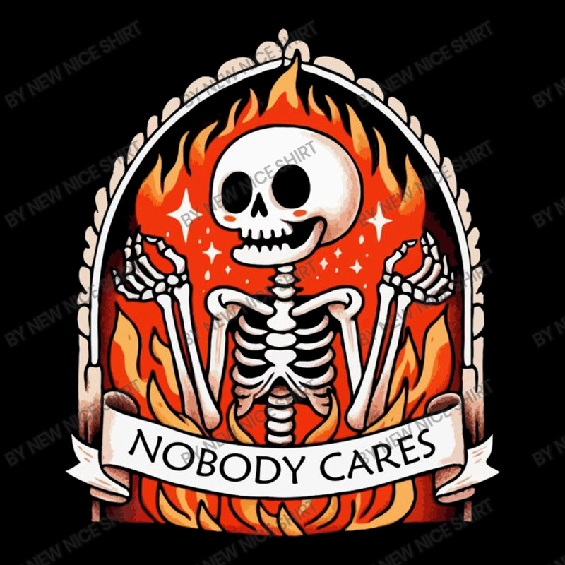 Skeleton Nobody Cares Skinny Tumbler | Artistshot