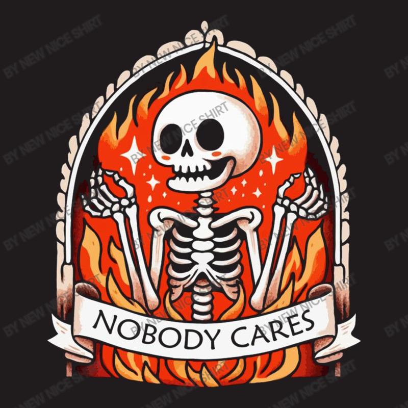 Skeleton Nobody Cares Waist Apron | Artistshot