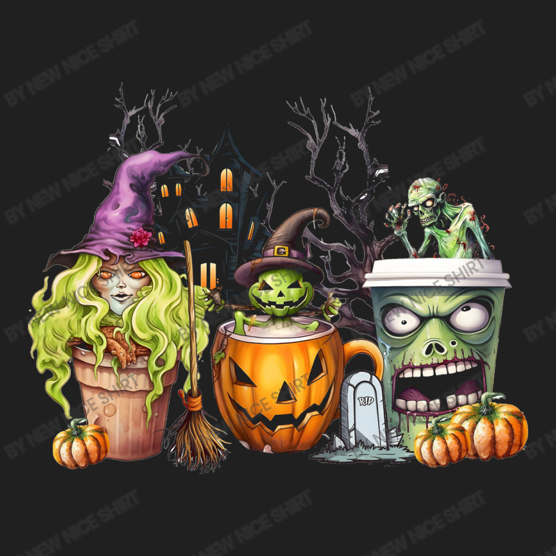 Spooky Coffee Halloween Drawstring Bags | Artistshot