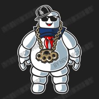 Stay-puft Marshmallow Man Comic Caricature Pop Cul Drawstring Bags | Artistshot