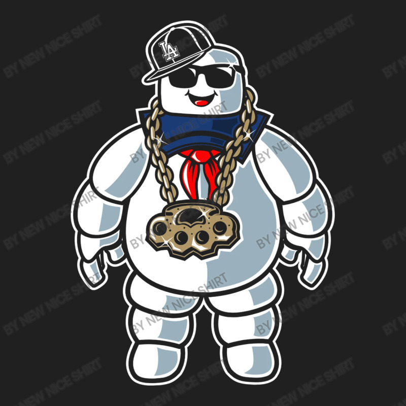 Stay-puft Marshmallow Man Comic Caricature Pop Cul Drawstring Bags | Artistshot