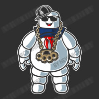 Stay-puft Marshmallow Man Comic Caricature Pop Cul Round Leatherette Patch | Artistshot