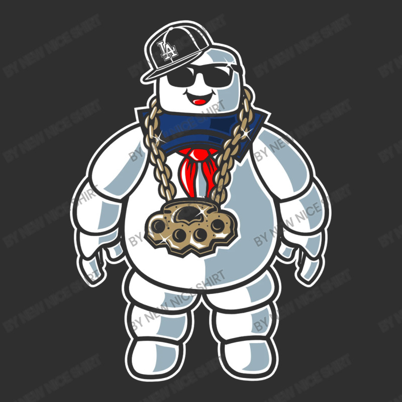 Stay-puft Marshmallow Man Comic Caricature Pop Cul Round Leatherette Patch | Artistshot