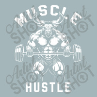 Muscle Hustle Bull Gym Unisex Sherpa-lined Denim Jacket | Artistshot