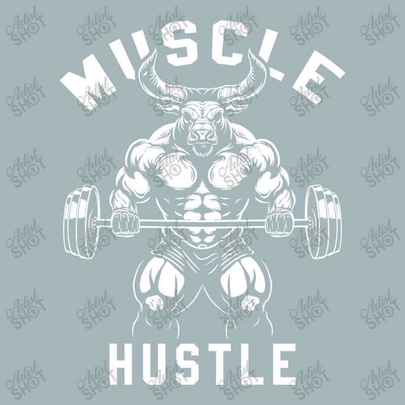 Muscle Hustle Bull Gym Unisex Sherpa-lined Denim Jacket | Artistshot