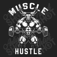 Muscle Hustle Bull Gym Basic Backpack | Artistshot