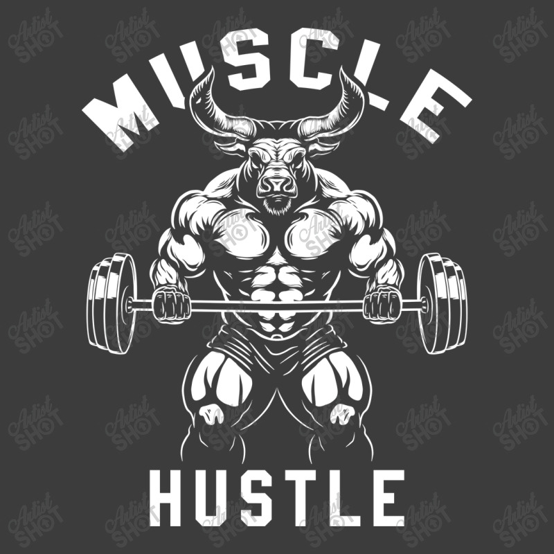 Muscle Hustle Bull Gym Men's Polo Shirt | Artistshot