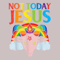 Today Not Jesus Satan Goat Satanic Rainbow Satanism Gift T Shirt Retro Trucker Cap | Artistshot