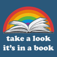 Take A Look, It's In A Book, Rainbows, Retro Book Lovers Design, Bookw Retro Trucker Cap | Artistshot