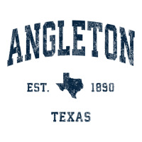 Angleton Texas Tx Vintage Athletic Navy Sports Design Seamless Cap | Artistshot