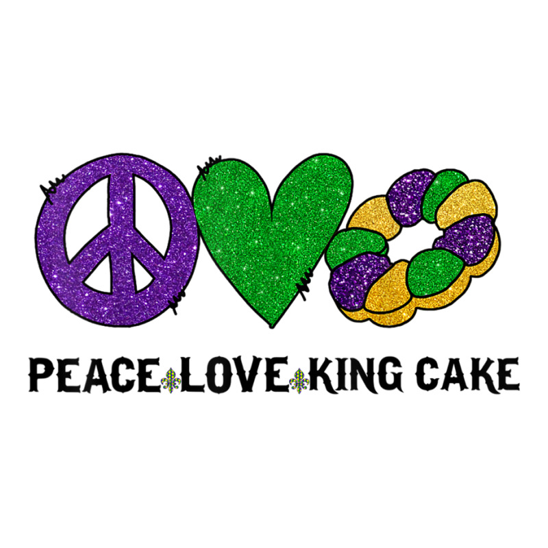 Peace Love King Cake Mardi Gras Tshirt Men Women Kids T Shirt Seamless Cap | Artistshot