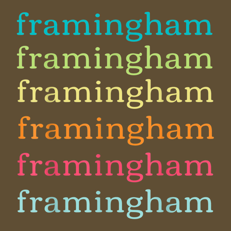 Framingham Massachusetts (ma) Cute And Colorful Text Seamless Cap by Sombre | Artistshot