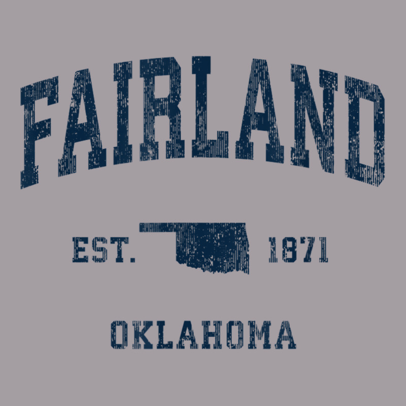 Fairland Oklahoma Ok Vintage Athletic Navy Sports Design Seamless Cap by Color | Artistshot