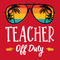 School Teacher Off Duty Funny Class Summer Break Vacation Tank Top Yupoong Trucker Cap | Artistshot