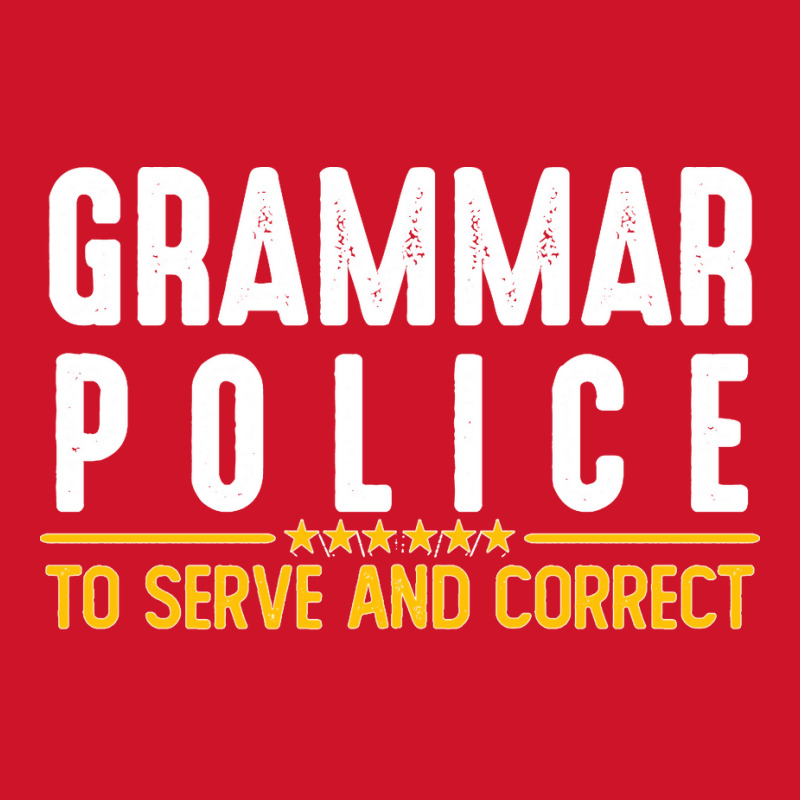 Grammar Police To Serve And Correct Sweatshirt Yupoong Trucker Cap by cm-arts | Artistshot