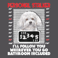 Personal Stalker Funny Bichon Frise Dog Bichon Tenerife Raglan Basebal Yupoong Trucker Cap | Artistshot