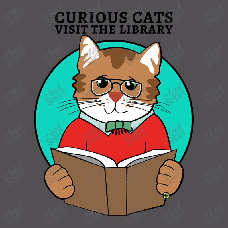 Curious Cats Visit The Library Yupoong Trucker Cap by webberkyla | Artistshot