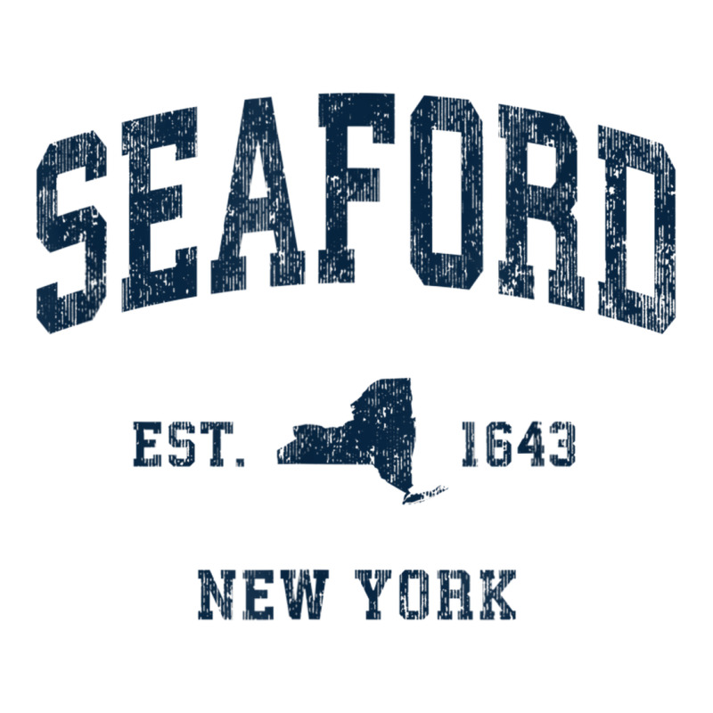 Seaford New York Ny Vintage Athletic Navy Sports Design Yupoong Trucker Cap by Blimpie | Artistshot