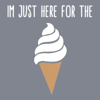 I'm Just Here For The Ice Cream Meme Cute Vanilla Soft Serve Yupoong Trucker Cap | Artistshot