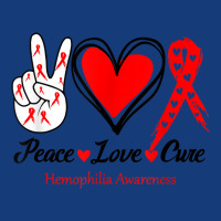 Peace Love Cure Hemophilia Awareness T Shirt Foam Snapback Hat | Artistshot