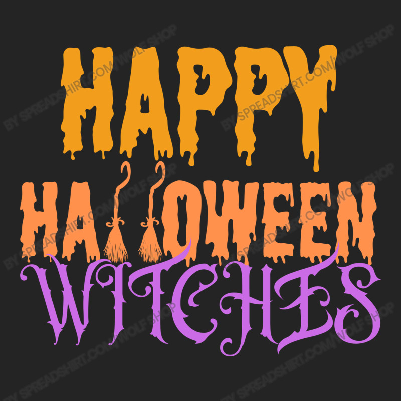 Happy Halloween Broom Witches 3/4 Sleeve Shirt | Artistshot