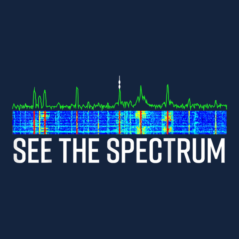 See The Spectrum Analyzer Waterfall Display Funny Ham Radio T Shirt Foam Snapback hat by goveteman | Artistshot