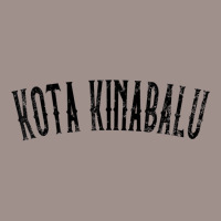 Kota Kinabalu Malaysia Vintage Black Text Apparel T Shirt 5 Panel Snapback Cap | Artistshot