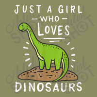 Just A Girl Who Loves Dinosaurs Brachiosaurus Paleontologist Pa Trucker Cap | Artistshot