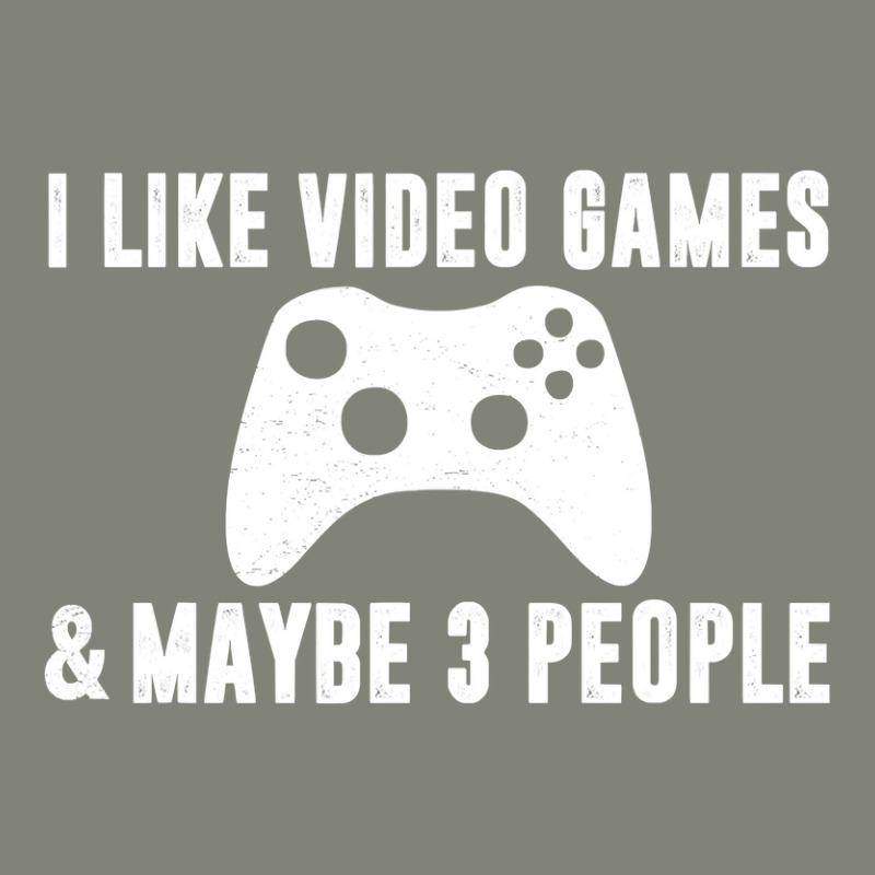 I Like Video Games Maybe 3 People Funny Gamer Gaming Sarcasm Pa Trucker Cap by sieuduong86 | Artistshot