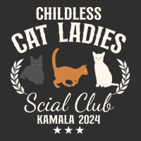 Childless Cat Ladies Oval Leatherette Patch | Artistshot